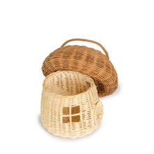 Load image into Gallery viewer, EcoFreax Handmade Rattan Mushroom House Basket Decor