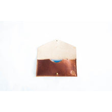 Load image into Gallery viewer, STURDY BROTHERS CLUTCH WALLET NATURAL TAN LEATHER