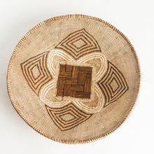 Load image into Gallery viewer, ZAMBIA TONGA WOMEN MADE 23" HAND MADE MANDALA WALL BASKET CREATIVE WOMEN