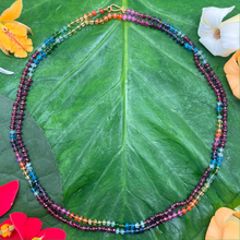 Load image into Gallery viewer, LONG RAINBOW LEI 42"-46"