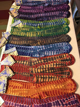 Load image into Gallery viewer, KATHRYN HERRMAN BATIKS TIE DYE HAND DYED SOCKS