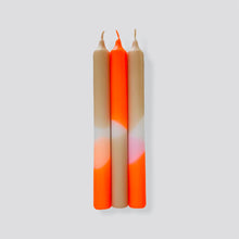 Load image into Gallery viewer, PINK STORIES Dip Dye Neon * PAPAYA SAND CANDLES