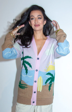 Load image into Gallery viewer, HARDEN Life’s a Beach Cashmere Cardigan