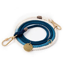 Load image into Gallery viewer, FOUND MY ANIMAL INDIGO OMBRE ROPE DOG LEASH LARGE BLUES