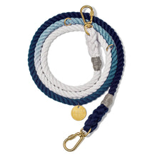 Load image into Gallery viewer, FOUND MY ANIMAL INDIGO OMBRE ROPE DOG LEASH LARGE BLUES