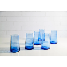 Load image into Gallery viewer, VERVE Moroccan Cone Glassware Large - Blue