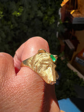 Load image into Gallery viewer, GUARDIAN BEAR WITH EMERALD RING
