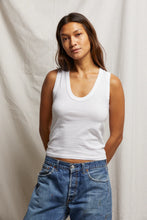 Load image into Gallery viewer, KHARA TANK U-NECK WIDE STRAP TANK
