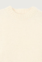 Load image into Gallery viewer, GODS TRUE CASHMERE PEARL CLOUD CASHMERE SWEATER WITH AMETHYST
