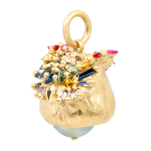 Load image into Gallery viewer, Polly Wales Rainbow Owl Bell Charm
