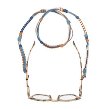 Load image into Gallery viewer, IRIS GLASS / SUNGLASS NECKLACE MACRAMÉ MIX
