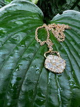 Load image into Gallery viewer, BESPOKE INTO THE WILD PENDANT EXTRA WITH WILD STRAWBERRIES ENGRAVED ON UNDERSIDE HARGREAVES (pendant only)
