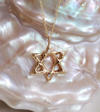 Load image into Gallery viewer, GOLD AND DIAMOND STAR OF DAVID

