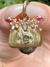 Load image into Gallery viewer, Polly Wales Rainbow Owl Bell Charm
