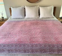 Load image into Gallery viewer, COCONUT NEW KANTHA INDIGO / WHITE  AND WHITE / INDIGO  PINK

