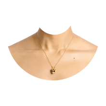 Load image into Gallery viewer, Polly Wales Blossom Crush Skull Daisy Padlock Necklace
