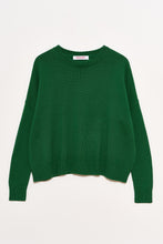 Load image into Gallery viewer, Cotton Wide Pullover in Emerald
