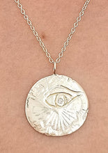 Load image into Gallery viewer, EYE OF LOVE MEDALLION NECKLACE

