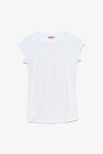 Load image into Gallery viewer, Short Sleeve Shirttail in White
