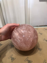 Load image into Gallery viewer, Star Rose Quartz Sphere from Brazil with Iron Inclusions Crystal
