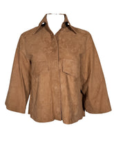 Load image into Gallery viewer, GRENN PILOT VEDA SUEDE SWING SHIRT
