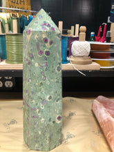Load image into Gallery viewer, Ruby Fuchsite Tower from India Crystal
