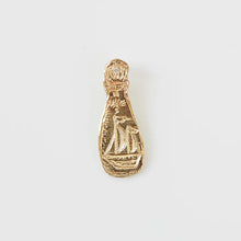 Load image into Gallery viewer, Message in a bottle (BOAT) diamond charm
