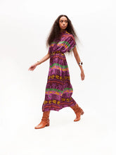 Load image into Gallery viewer, Valerie Kaftan Dragon Horse Multi Print
