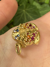 Load image into Gallery viewer, Polly Wales Medium Rainbow Toad Charm
