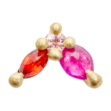 Load image into Gallery viewer, POLLY WALES Pink Floret Stud Earring
