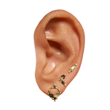 Load image into Gallery viewer, Polly Wales Green Ray Stud Earring

