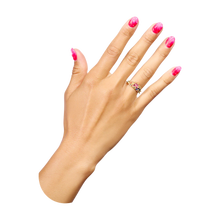 Load image into Gallery viewer, Rainbow Daisy Garland Petal Ring
