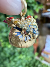 Load image into Gallery viewer, Polly Wales Rainbow Owl Bell Charm
