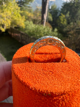 Load image into Gallery viewer, HAG STONE RING OCEAN DAY AND NIGHT SKY 18K 1CT DIAMONDS
