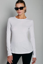 Load image into Gallery viewer, Organic John Patrick Long Sleeve Shirttail Tee
