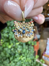 Load image into Gallery viewer, Polly Wales Rainbow Owl Bell Charm
