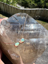 Load image into Gallery viewer, INFINITE POSSIBILITIES NECKLACE INFINITY  ♾️ OPAL AND 14K ROSE GOLD COMMUNION BY JOY
