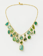 Load image into Gallery viewer, #PS1 FRINGE NECKLACE ON HANDMADE PINCH CHAIN
