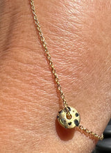Load image into Gallery viewer, POLLY WALES MINI SPINNER DISC NECKLACE 18K YELLOW GOLD

