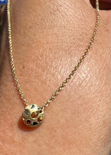 Load image into Gallery viewer, POLLY WALES MINI SPINNER DISC NECKLACE 18K YELLOW GOLD
