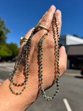 Load image into Gallery viewer, Tiny Chrysocolla Long Lei
