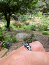 Load image into Gallery viewer, AMRIT FINE JEWELRY BLUE TANZANITE (SAPPHIRE) IN 18K WHITE GOLD
