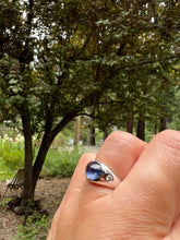 Load image into Gallery viewer, AMRIT FINE JEWELRY BLUE TANZANITE (SAPPHIRE) IN 18K WHITE GOLD
