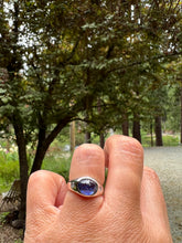 Load image into Gallery viewer, AMRIT FINE JEWELRY BLUE TANZANITE (SAPPHIRE) IN 18K WHITE GOLD
