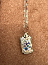 Load image into Gallery viewer, MILES MCNEEL MEDIUM DOG TAG NECKLACE 14K YELLOW GOLD CHAIN
