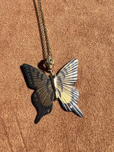 Load image into Gallery viewer, BABY TIGER SWALLOWTAIL BUTTERFLY NECKLACE JAMES BANKS
