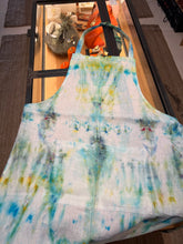 Load image into Gallery viewer, HAND DYED TIE-DYE LINEN APRON
