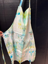 Load image into Gallery viewer, HAND DYED TIE-DYE LINEN APRON
