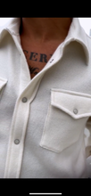 Load image into Gallery viewer, GODS TRUE CASHMERE IVORY WITH MOONSTONE BUTTONS UNISEX
