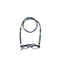 Load image into Gallery viewer, IRIS GLASS / SUNGLASS NECKLACE MACRAMÉ MIX
